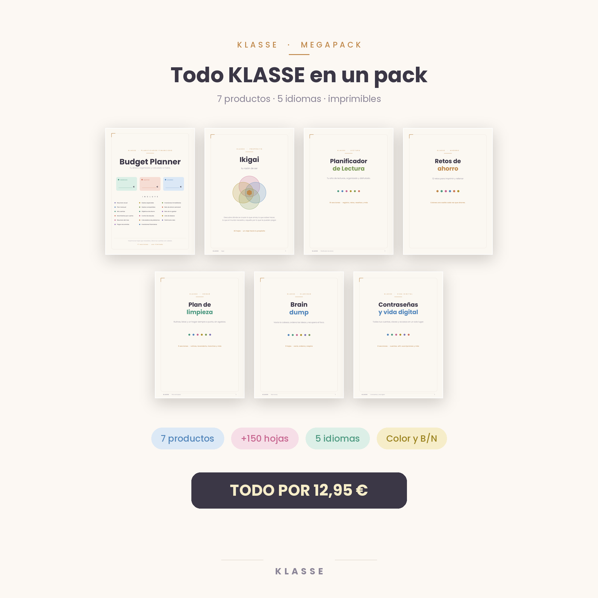 Megapack KLASSE: los 7 productos